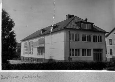 Badhuset på Hantverkaregatan. Stod klart 1934, revs på 1990-talet