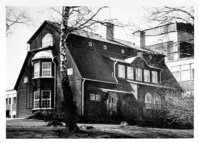 Björkbacken vid Katrineholms Tekniska Skola KTS. Tegnervägen 8