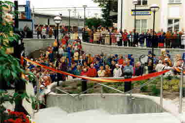 21 september1996 Invigning av nya resecentrum.