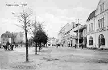 Torget med Köpmangatan 1919