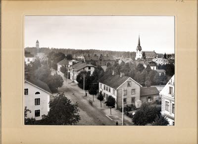 Storgatan västerut. Bilden tagen från Strykjärnet.