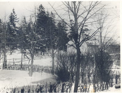 Liten stuga vid Himlabacken, Bondegatan-Tingshusgatan, 1907.