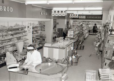Konsum Öppnar Snabbköpi Nävertorp 1961