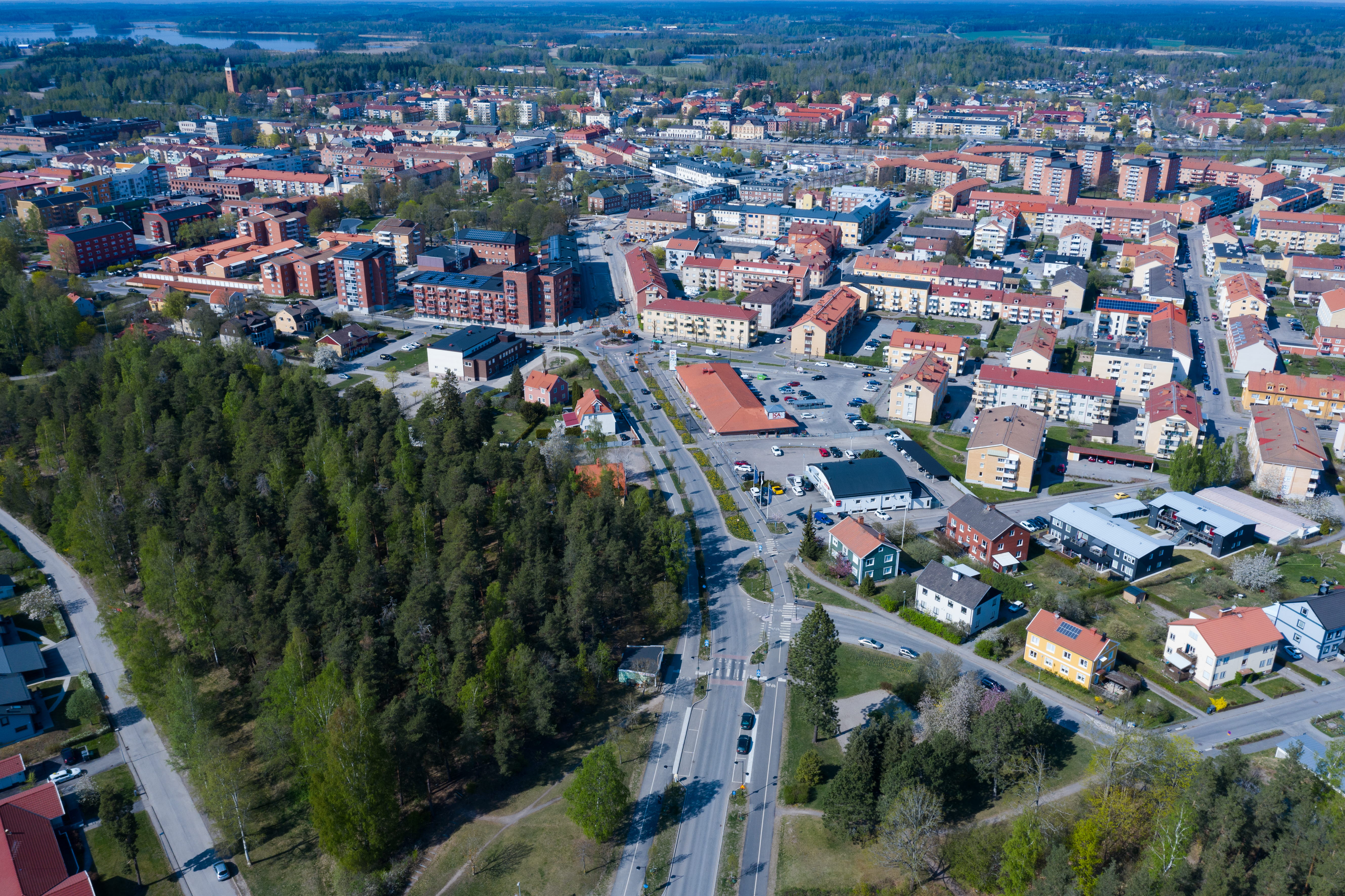 Översikts bild över Katrineholms stad, foto: Johan Klinthammar