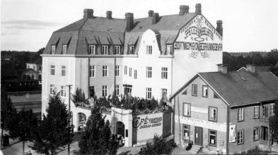 Stortorget1 cirka 1912, Fagerströmska huset